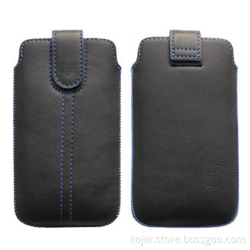 Mobile Phone Cases with Hook-and-loop Closure, Suitable for iPhone 4, Made of PU Leather Material